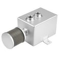 thumbnail image 4 of Car Modified Aluminum 2L Oil Catch Can Reservoir Tank with Breather Filter for Engine Protection, 4 of 7