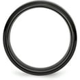 thumbnail image 3 of Chisel Stainless Steel Polished Black IP-plated 7.2mm Grooved Band - Ring Size 12.0, 3 of 8