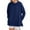 Blue_1, variant on Godom Sweatshirt for Women Long Sleeve Crewneck Tops Oversized Casual Pullover Shirts with Side Zipper