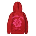 thumbnail image 4 of Bjutir Girls Hoodie Long Sleeve Soft Sweatshirt Graphic Print Kids Cute Soft Fall Winter Pullovers Top Clothes For Girls Red Size 12-13 Years, 4 of 6
