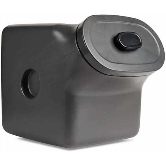 Black Airtight Food Storage Container for Dogs Large 50 lbs.