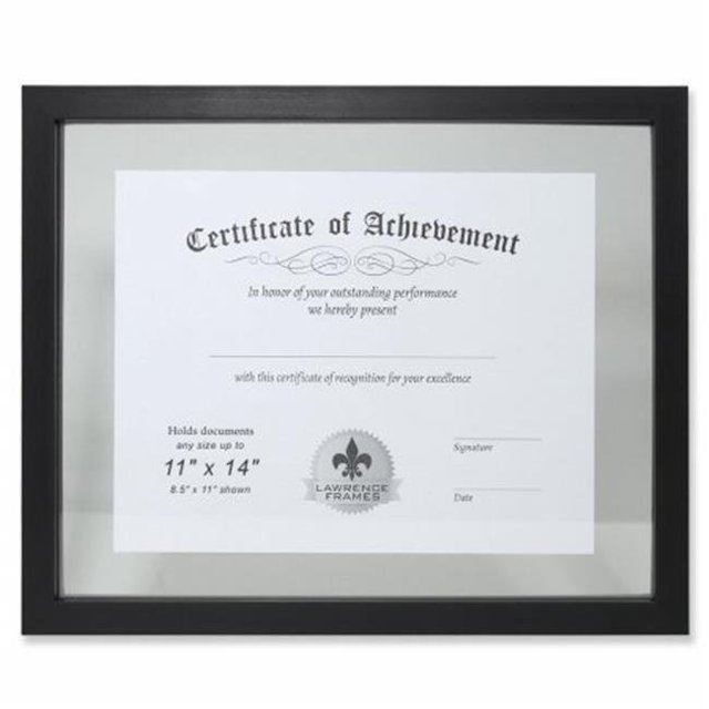 Cadre Flottant pour Documents à Usages Multiples - Noir, 0,79 Po
