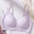 thumbnail image 3 of Turilly Bras Womens V Neck Wireless Bra With Adjustable Straps And Breathable Hollow Padding Everyday Bras, 3 of 8