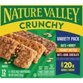 thumbnail image 4 of (12 pack) Nature Valley Crunchy Granola Bars, Variety Pack, 12 Count, 8.94 oz (6 Pouches), 4 of 16
