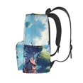 thumbnail image 3 of Disketp Fantasy Treehouse Planet Scene Mochila Escolar de Gran Capacidad y Peso Ligero, Mochila de Viaje Ideal para Escuela, Trabajo y Uso Diario, Cómoda y con Estilo, 3 of 8