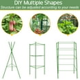 thumbnail image 4 of ZeeDix 2 Pack Tomato Cages for Garden,Up to 63in(5.2FT) Adjustable Tall Tomato Cage,Garden Stakes Tomato Trellis for Pots,Tomato Plant Support for Raised Garden Bed &Vegetables Flowers(Green), 4 of 8