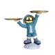 thumbnail image 1 of Escultura creativa de astronauta con forma de llavero de chocolate y adornos para platos. Azul, 1 of 8