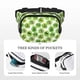 thumbnail image 5 of Fotbe Green Kiwi Cangurera Cuadrada con Estampado de Doble Capa, Bolsa de Cintura Ajustable Mini para Hombres y Mujeres, 5 of 9