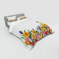 thumbnail image 3 of Ambesonne Flower Bedding Set 3 Pcs, Cartoon Garden Tulips, Twin XL, Multicolor, 3 of 3