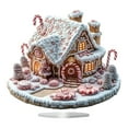 thumbnail image 2 of Adorno de casa navideña CUTICAT Estatua de pueblo navideño decoración navideña 20 cm x 23 cm, 2 of 8