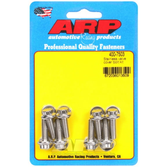 ARP Valve Cover Bolt Kit Cast Aluminum 1/4 Inches 12pt