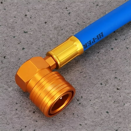 ZEPARO Car R134A A/C Refrigerant Recharge Hose Tool with Gauge - Accurate Pressure Measurement for Air Conditioning Systems