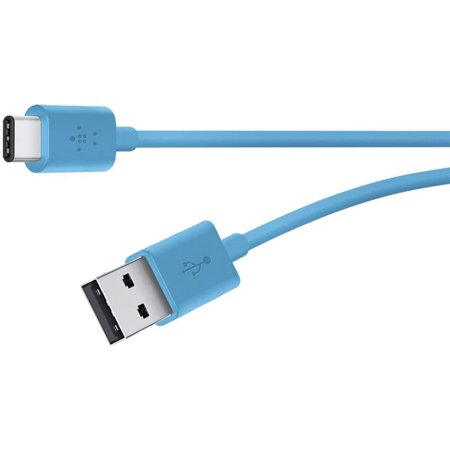 Belkin Blue Connector - Belkin F2CU032bt06-BLU MIXIT↑ Charge & Sync 2.0 USB-A to USB-C Cable, 6ft (Blue)
