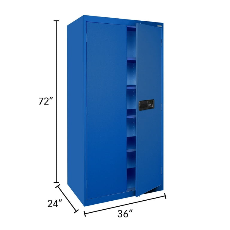 Keyless Welded Storage Cabinets 18D, Programmable Electronic Lock