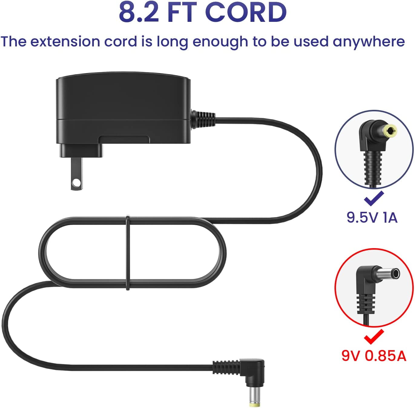 XXSZHY 9.5V AC/DC Adapter for Casio - Power Supply Charger for