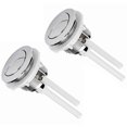 thumbnail image 1 of 2PCS Toilet Flush Button Replaces 38mm Double-Button Switch Round Button Toilet Flush Button, 1 of 5