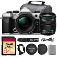 thumbnail image 1 of OM SYSTEM OM-5 Mark II Mirrorless Camera with 12-45mm f/4 PRO Lens (Silver) | 20MP Sensor, 5-Axis IBIS, Weather-Sealed IP53, 4K Video | 64GB Card + Camera Bag, 1 of 7