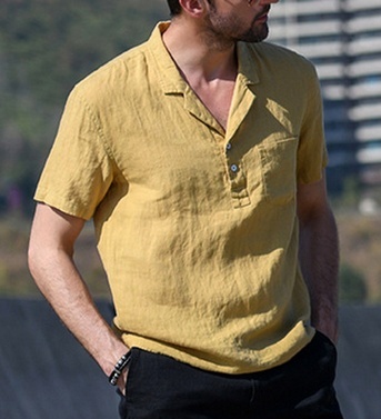 Men Newest Summer Short Sleeve Shirts 