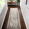 thumbnail image 2 of Superior Myel Classic Medallion Indoor Runner Rug, 2'7"x8', Mulberry, 2 of 6