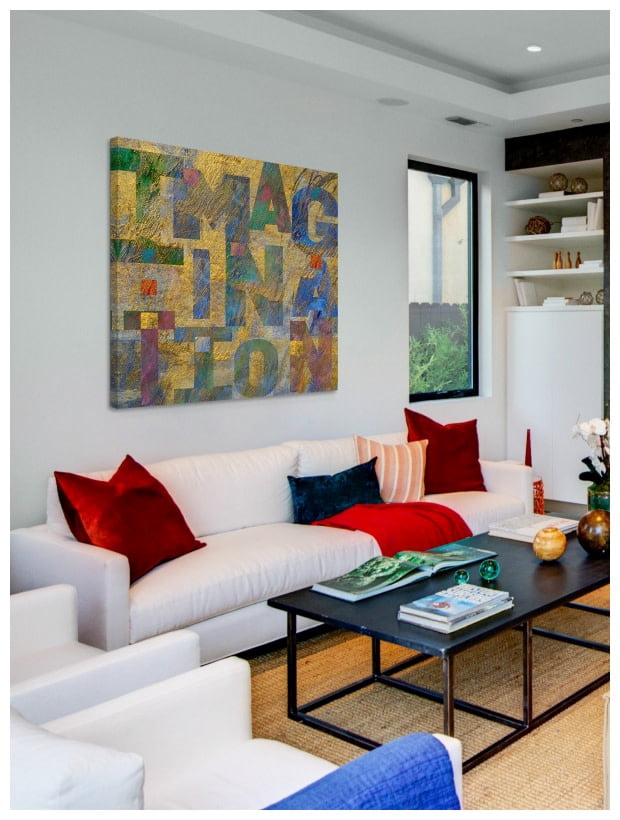 "Imagination II" Painting Print on Wrapped Canvas