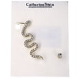 thumbnail image 2 of Snake Ear Cuff Stud-Earrings With Crystal Accents Gold-Tone & Silver-Tone Colored #MQE051, 2 of 2