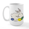thumbnail image 2 of CafePress - Easter Bunny Large Mug - 15 oz Ceramic Large White Novelty Mug, 2 of 6