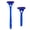 Blue, variant on ABS Plastic Body Massage Rollers Tool With Replaceable Head For Cold Compress And Hot Therapy Applications