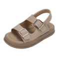 thumbnail image 2 of Sandalias para Infantiles Verano Sin Deslizamiento Suaves La Playa Baby (Caki 31), 2 of 9