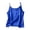 Blue, variant on vigerkar Women's Silk Satin Tank Tops Scoop Neck Spaghetti Strap Sleeveless Camisole Summer Elegant Trendy Dressy Blouse (Blue, S)