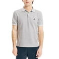 thumbnail image 1 of Polo Nautica Classic de manga corta para hombre, color gris jaspeado, 1 of 5