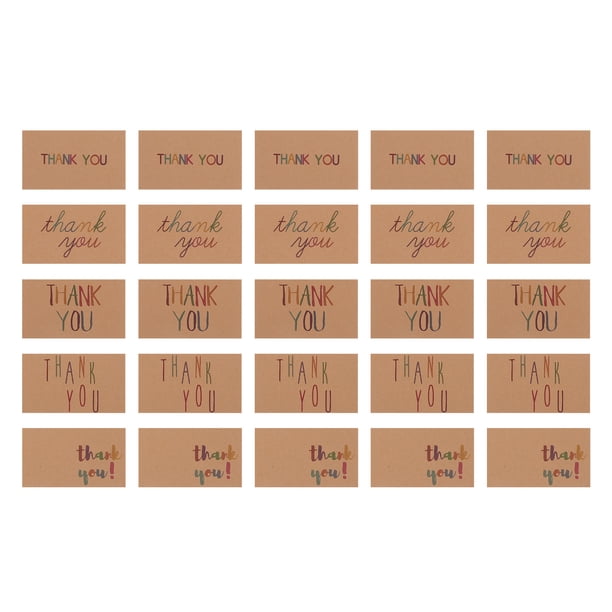 150 tarjetas de agradecimiento, tarjetas de felicitación festivas, tarjetas de felicitación de regalo con bendiciones elegantes