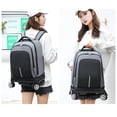 thumbnail image 3 of Mochila con ruedas, compartimento ajustable de 19 pulgadas, negra, grandeMochilas trolley para estudiantes de primaria y secundaria, 3 of 5