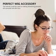 thumbnail image 4 of Hair Bun Holding Ponytail Hairnet Elastic Wig Caps with 4Pcs, 4 of 5