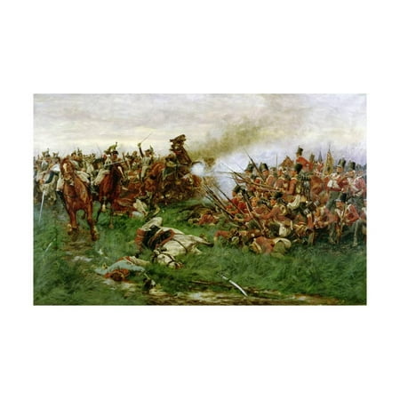 The 28th 1st Gloucestershire Regiment At Waterloo 1914 Print