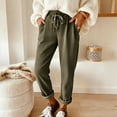 thumbnail image 5 of Juslio Pants for Women Comfortable Vintage Corduroy High Waist Casual Straight Pants, 5 of 7