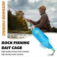 thumbnail image 2 of Fishing Bait Cage Large Capacity Compact Size Portable Reusable Luminous Fishing Bait Trap Cage Feeder Basket, 2 of 5