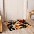 thumbnail image 6 of Tangerine Non-Slip Polyester Door Rugs, Kitchen Rug, Chair Mat - Machine Washable Area Floor Carpet, 6 of 6