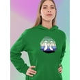 thumbnail image 2 of Cute Penguin Couple Over Flag Hoodie Women -Smartprints Designs, Female 4X-Large, 2 of 4