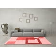 thumbnail image 3 of Ahgly Company Indoor Rectangle Solid Red Modern Area Rugs, 2' x 4', 3 of 4
