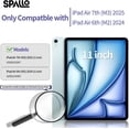 thumbnail image 2 of duomi-[2 Packs] Protecteur d'Écran Magnétique en Papier pour iPad Air 7e (M3) 11 Pouces & iPad Air 6e (M2) 11 Pouces, Finition Mate Détachable Anti-Reflets, Réutilisable, 2 of 4