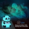 thumbnail image 3 of Rechargeable Silicone Touch Night Light LED Bedside Lamp, Dimmable Warm Glow, Type-C Cable, Color Changing, Kids Nursery Decor, 1 Pack, 3 of 5