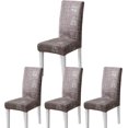 thumbnail image 1 of CHAO fundas para sillas, fundas para sillas de comedor, elásticas, para decoración moderna de bodas, hoteles y restaurantes, 1 of 5