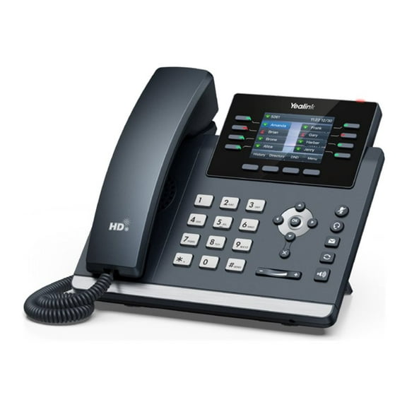 Yealink SIP-T44U IP Phone, Corded, Corded/Cordless, Wi-Fi