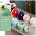 thumbnail image 4 of Sealed Ceramic Tea Jar Kitchen Storage Box Exquisite Shaped Container with Lid 70ml, 4 of 6