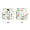 thumbnail image 3 of Balery Happy Easter Rabbit Pattern Women's Running Shorts with Liner 2 Pockets Elastic Workout Athletic Gym Yoga Shorts-XX-Large, 3 of 7