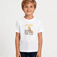 thumbnail image 2 of Boys Graphic T Shirt Zoo Day Animal Friends Design Short Sleeve Kids Tees Safari Adventure Style 100% Cotton Soft Child Tops 4-13Y, 2 of 5