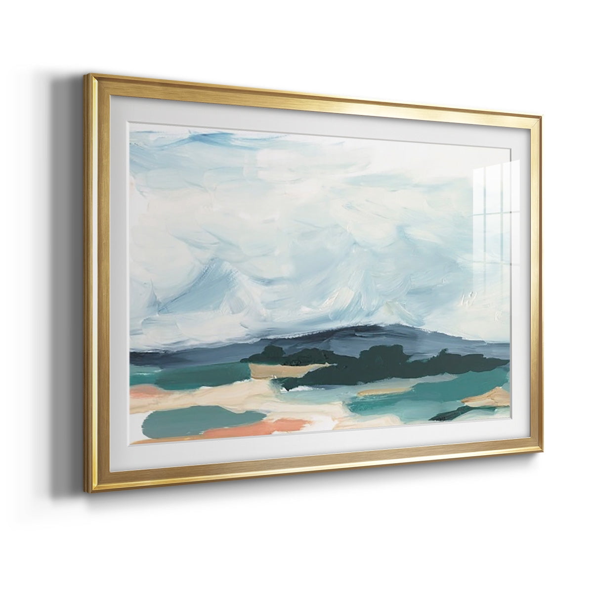 Pastel Vista I Premium Framed Print - Ready to Hang