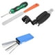 thumbnail image 3 of Kit de herramientas de reparación de guitarra 25 en 1, lima de puente, regla de ángulo en T, cortador de cuerdas, regla de medición, 3 of 13