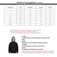 thumbnail image 3 of Adult Unisex Full Zip Horror Mask Hoodie Halloween Scary Character Novelty Sweatshirt Fancy Dress Party Cosplay Costume, 3 of 8
