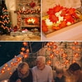 thumbnail image 6 of Thanksgiving Decorations Lighted Fall Garland, 40 LED Maple Leaf String Lights for Autumn Halloween Decoration, Battery Powered Harvest Fall Garlands String Light, 6 of 9
